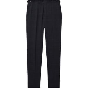 REISS GRACE Wool Blend Prince of Wales Check Trousers